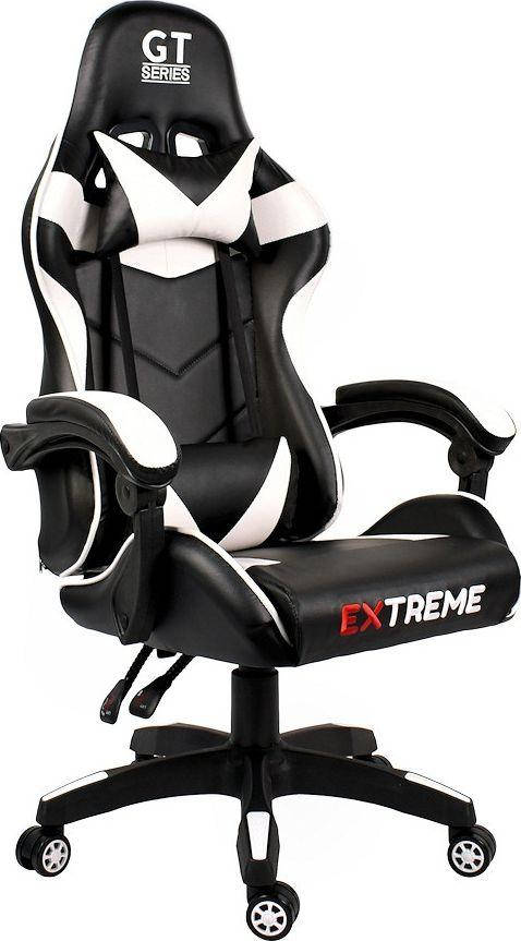 

Крісло геймерське Extreme GT Компютерне крісло спортивне Кресло офисное компьютерное Стул игровой на колесах, Белый