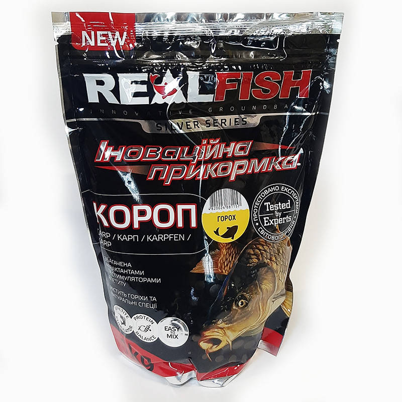 

Прикормка RealFish Горох 1кг