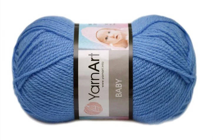

YarnArt Baby, Синий дождь №600