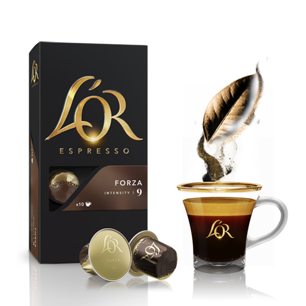 

Nespresso капсулы L'OR Espresso Forza 9 (10 шт) Неспрессо Франция Льор
