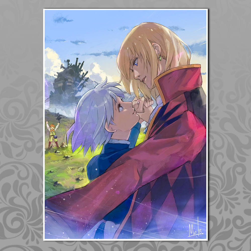 

Плакат Аниме Howl's Moving Castle 09
