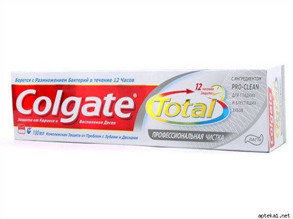 

Зубна паста Colgate Total 12 Професійне чищення 75 мл