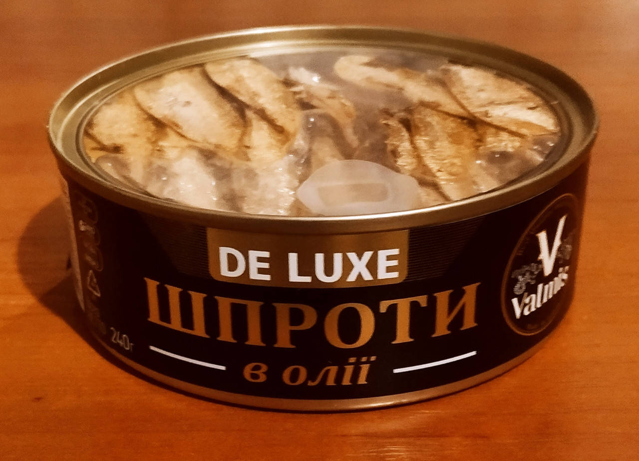 

Шпроты в масле Deluxe Valmis