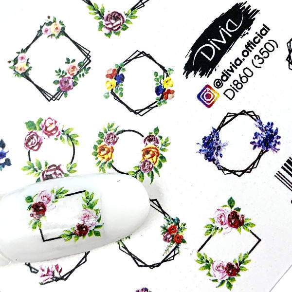 

Divia Наклейки Слайдер-дизайн Di860 №350