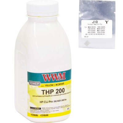 

Тонер + чіп WWM для HP CLJ Pro 200/M251/M276n ( тонер WWM, чип WWM) бутль 60г Yellow (TC200Y)