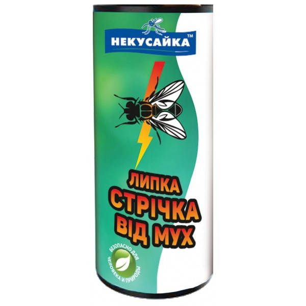 

Липкая лента от мух Некусайка, 1 шт