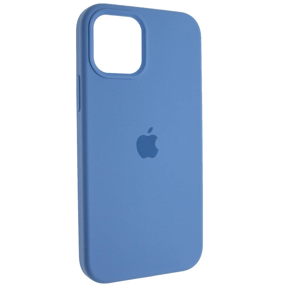 

Чехол Full Silicon iPhone 12 - "Васильковый №53"