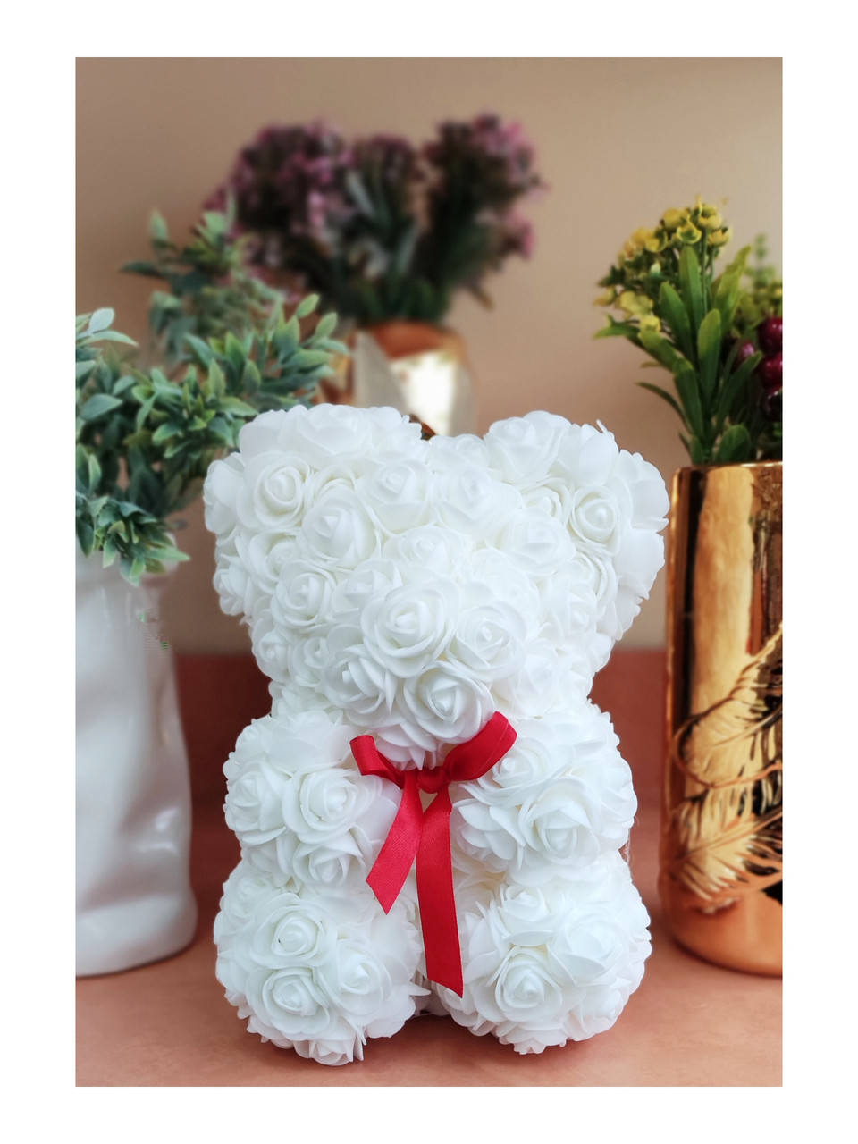 

Мишка из фоамирана 4, Белый