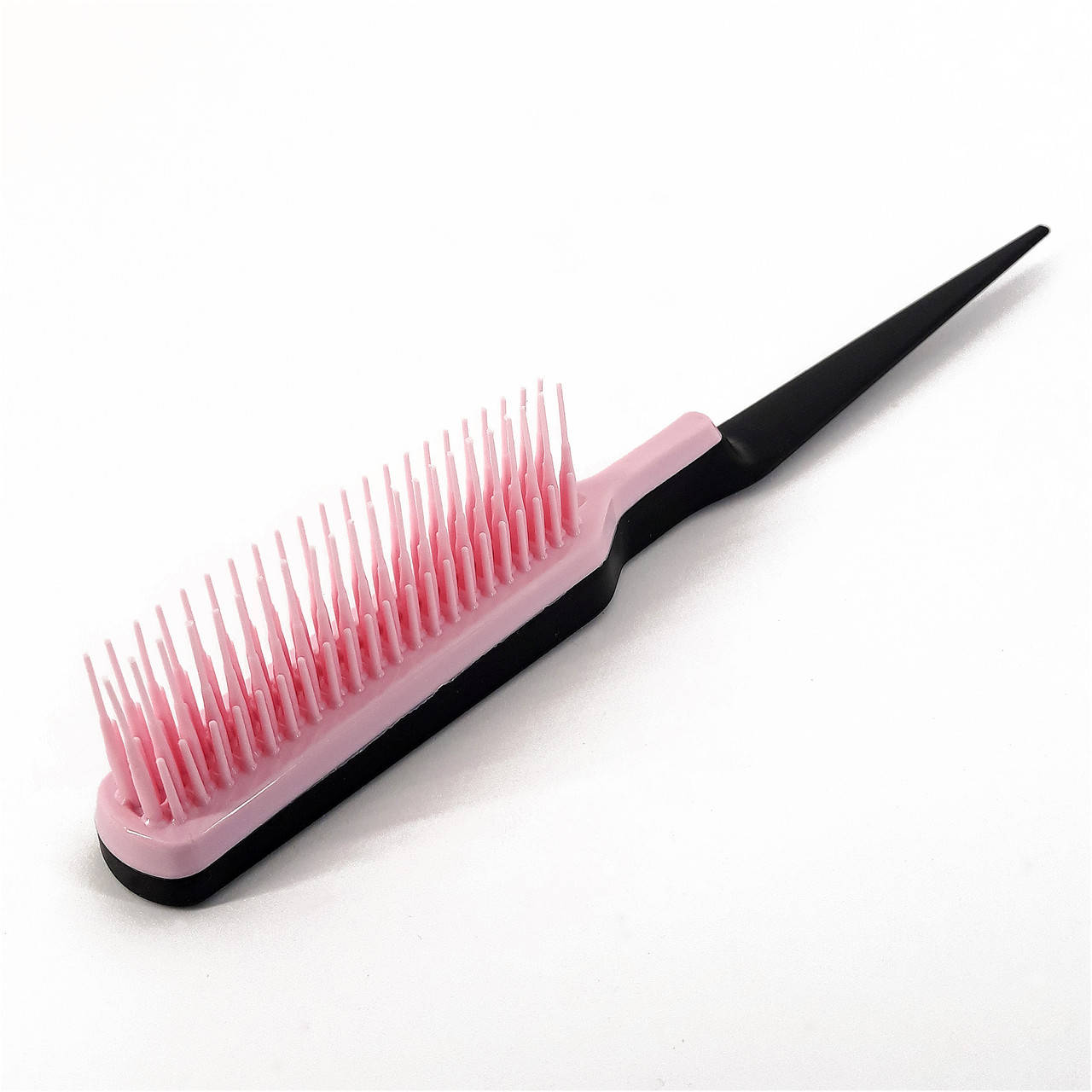 

Расчёска с шпикулем, для начёса волос. Salon Professional, Розовый