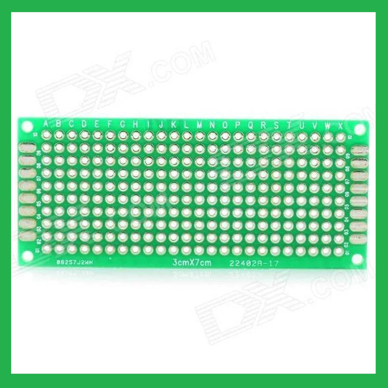 

Универсальная макетная печатная плата PCB 3 x 7см. двухсторонняя, шаг 2,54мм 1 шт.
