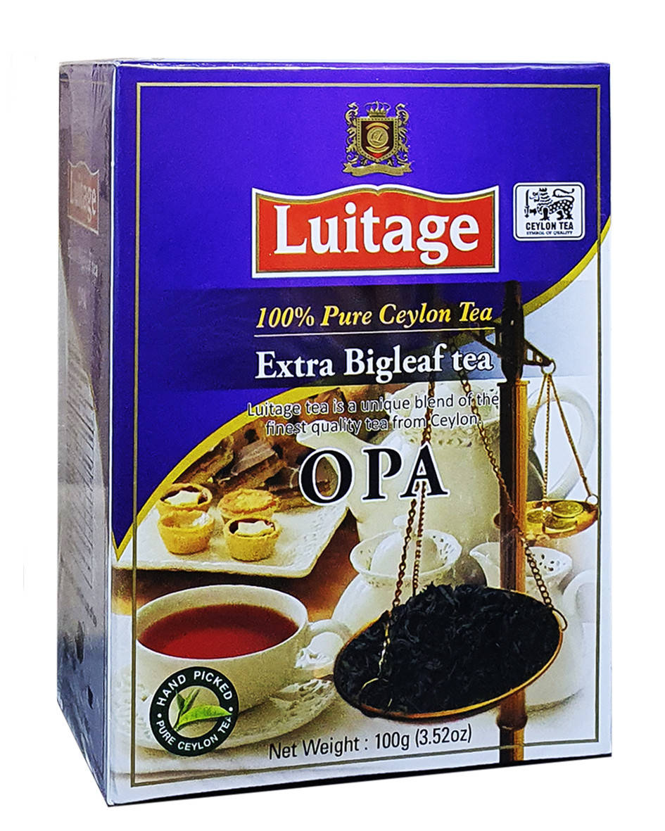 

Чай чорний крупнолистовий Luitage OPA 100 г (52454)