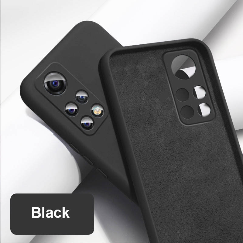 

Силиконовый чехол для Xiaomi Mi 10T / Pro Черный микрофибра soft touch