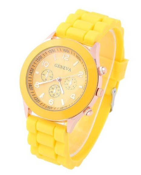 

Часы наручные женские GENEVA Желтые