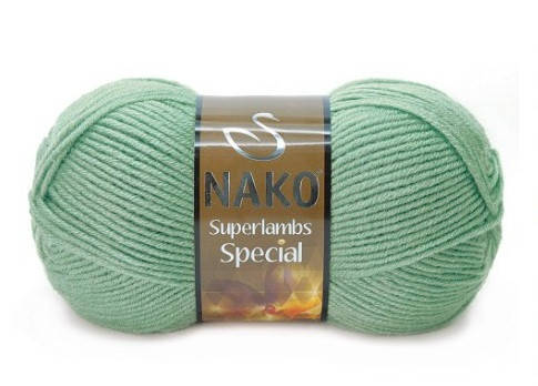 

Nako Superlambs Special лавровый зеленый № 10483, Зелёный