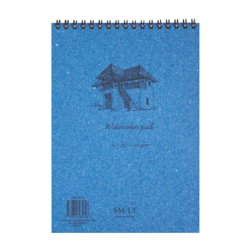 

Альбом для акварели на спирали AUTHENTIC, А5, 280г/м2, 20л, SMILTAINIS