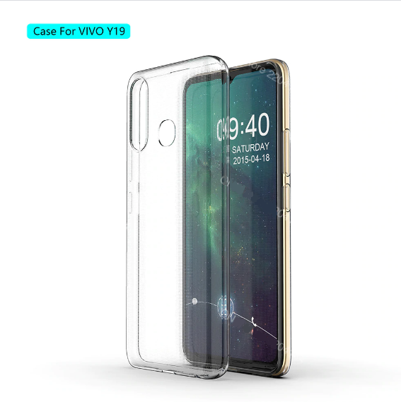 

Ультратонкий 0,3 мм чехол для Vivo Y19 прозрачный, Разные цвета