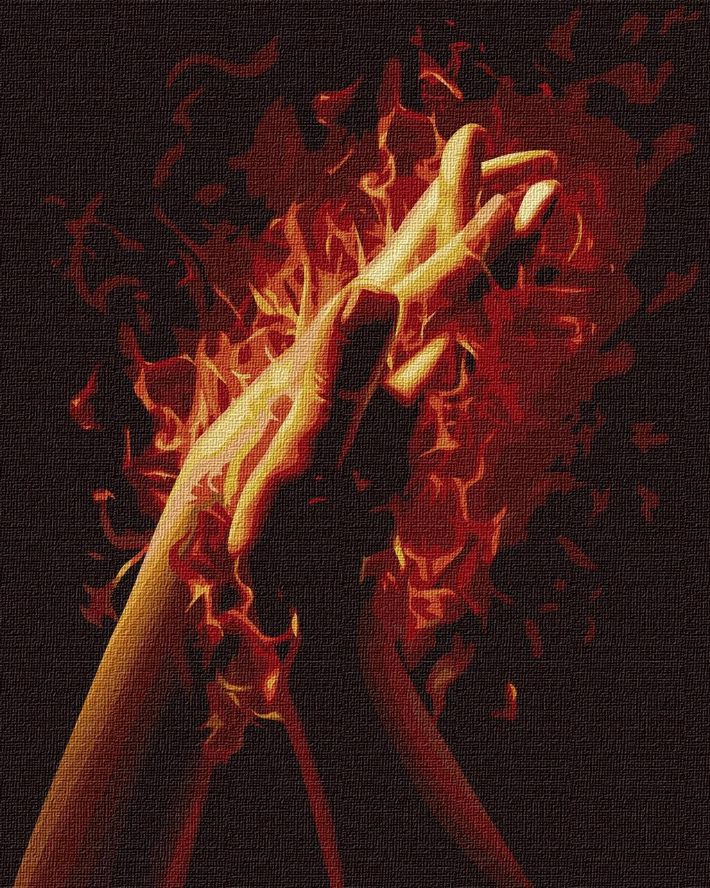 

Картина по номерам Огонь между нами Идейка 40х50 (KHO4776)