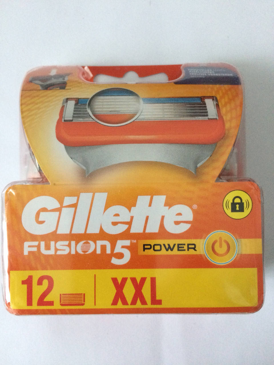 

Кассеты для бритья мужские Gillette Fusion 5 Power 12 шт. ( Жиллетт Фюжин 5 Кассета павер!! оригинал)