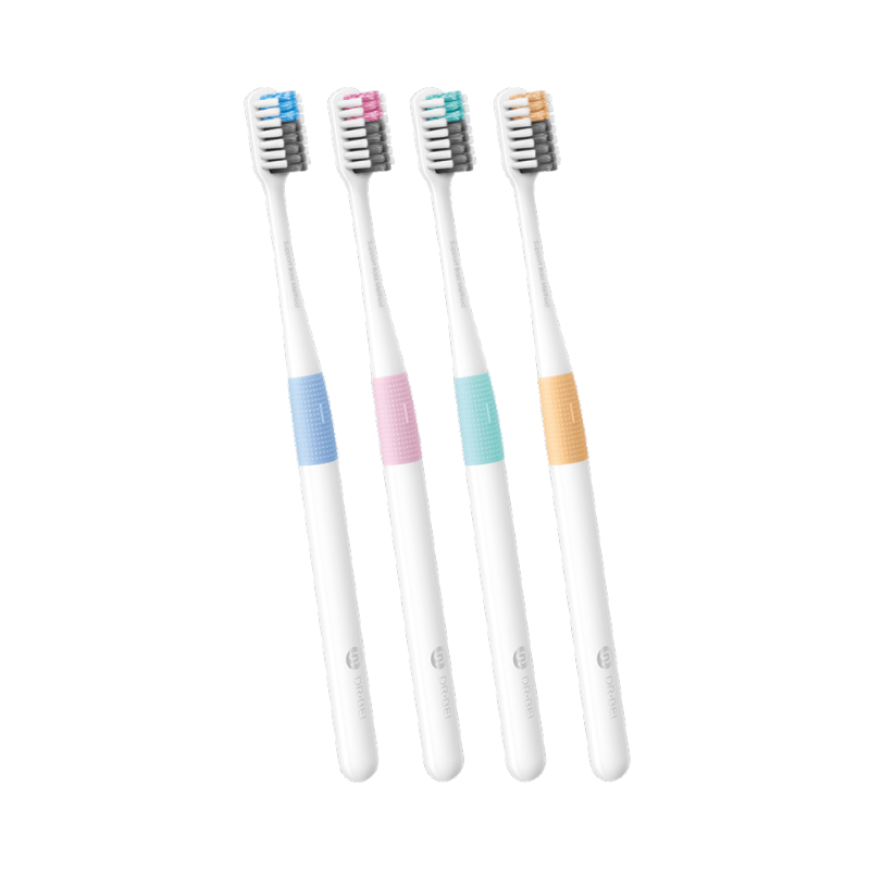 

Набор зубных щеток Xiaomi DOCTOR·B Colors 4 шт. (Bass method)