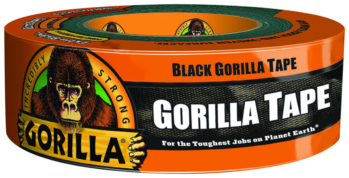 

Армированная лента черная Gorilla 48 мм х 32 м супер прочная, Черный