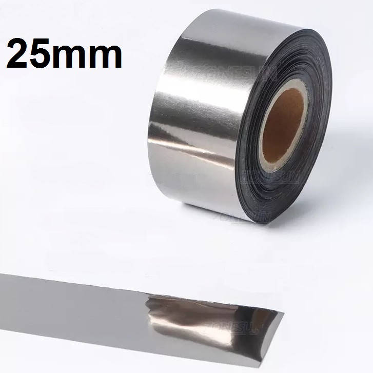 

Фольга 25 мм для горячего тиснения 120 м серебро