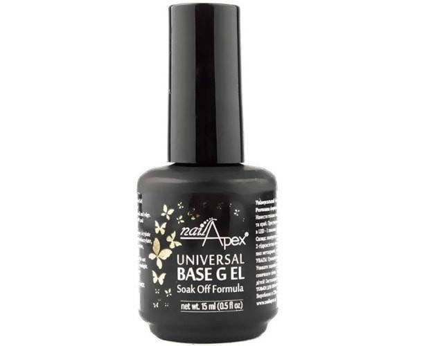 

Каучуковая база Nail Apex universal base 15 мл