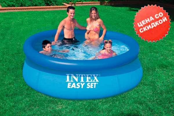 

Intex Бассейн наливн. 28110 NP размером 244х76см, объём: 2420л, вес: 6,3кг