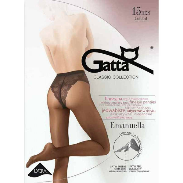 

Колготы женские GATTA EMANUELLA 15ден, Бежевый