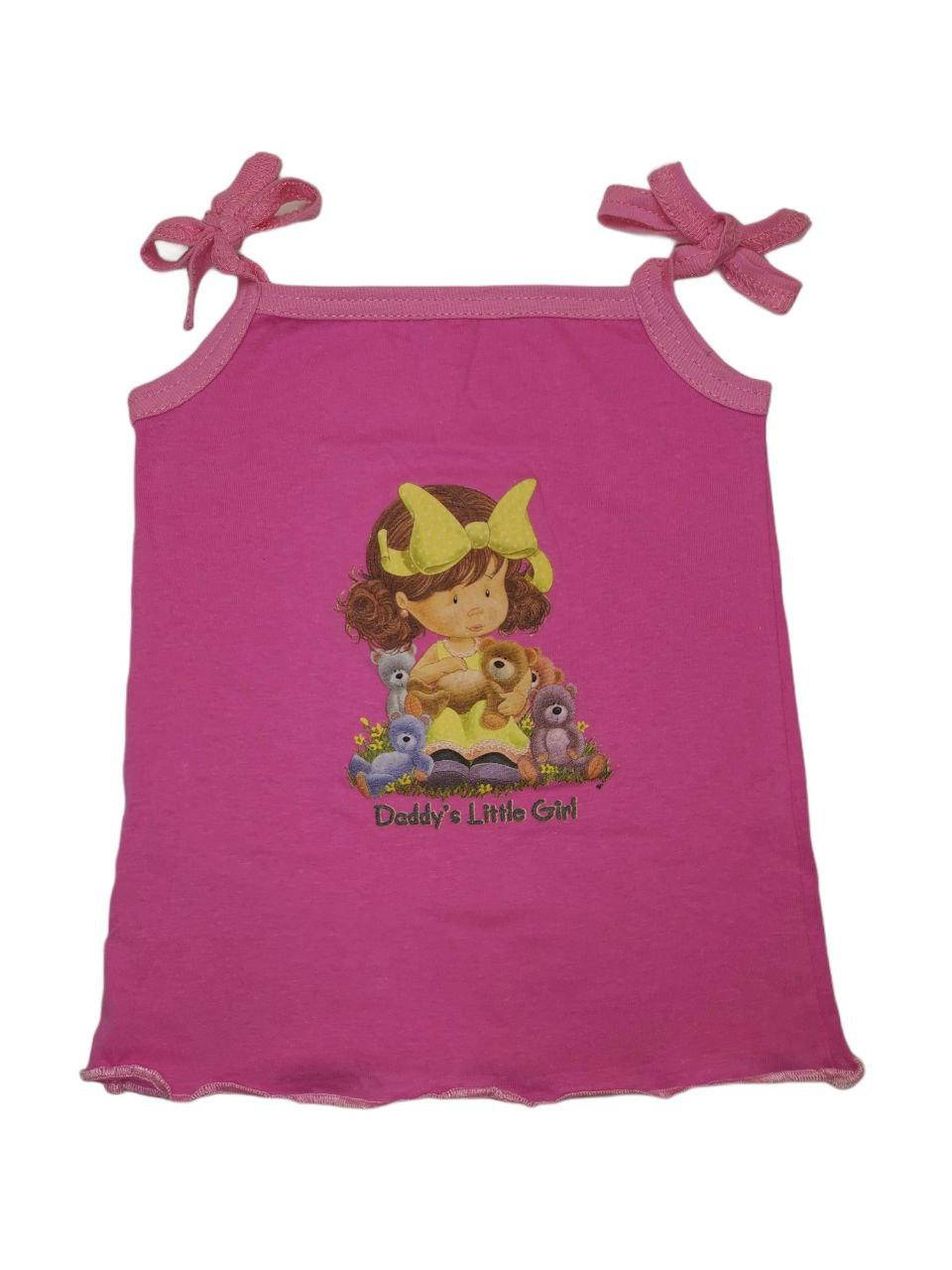 

Летний топ для девочки с накатом кулир