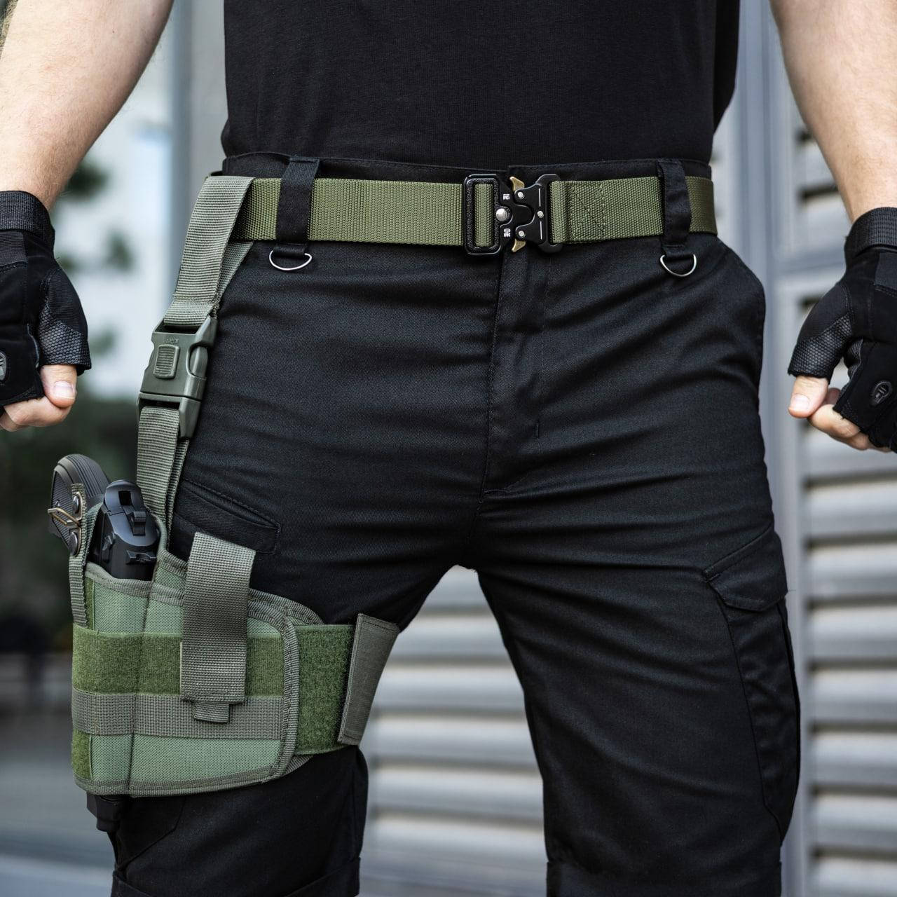 

Тактичний поясний ремінь Metal Khaki