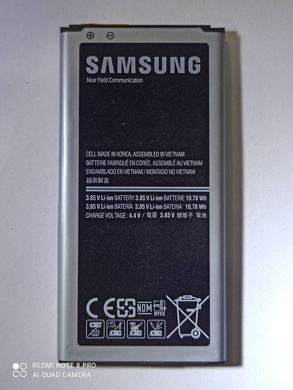 

Аккумулятор Samsung G900 Galaxy S5 EB-BG900BBC / EB-BG900BBE (3000 mAh) orig б.у