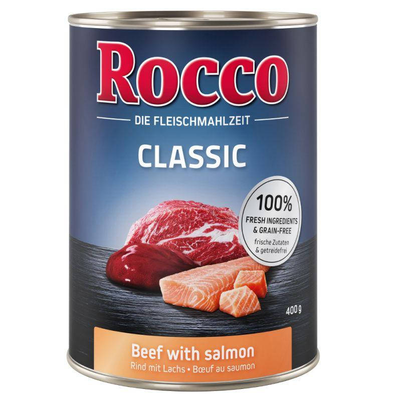 

Rocco Classic консервы для собак с мясом говядины и лосося (400г)