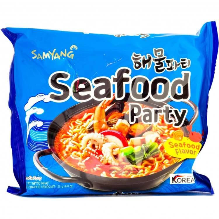 

Суп рамьон з морепродуктами Seafood Party Samyang 125г