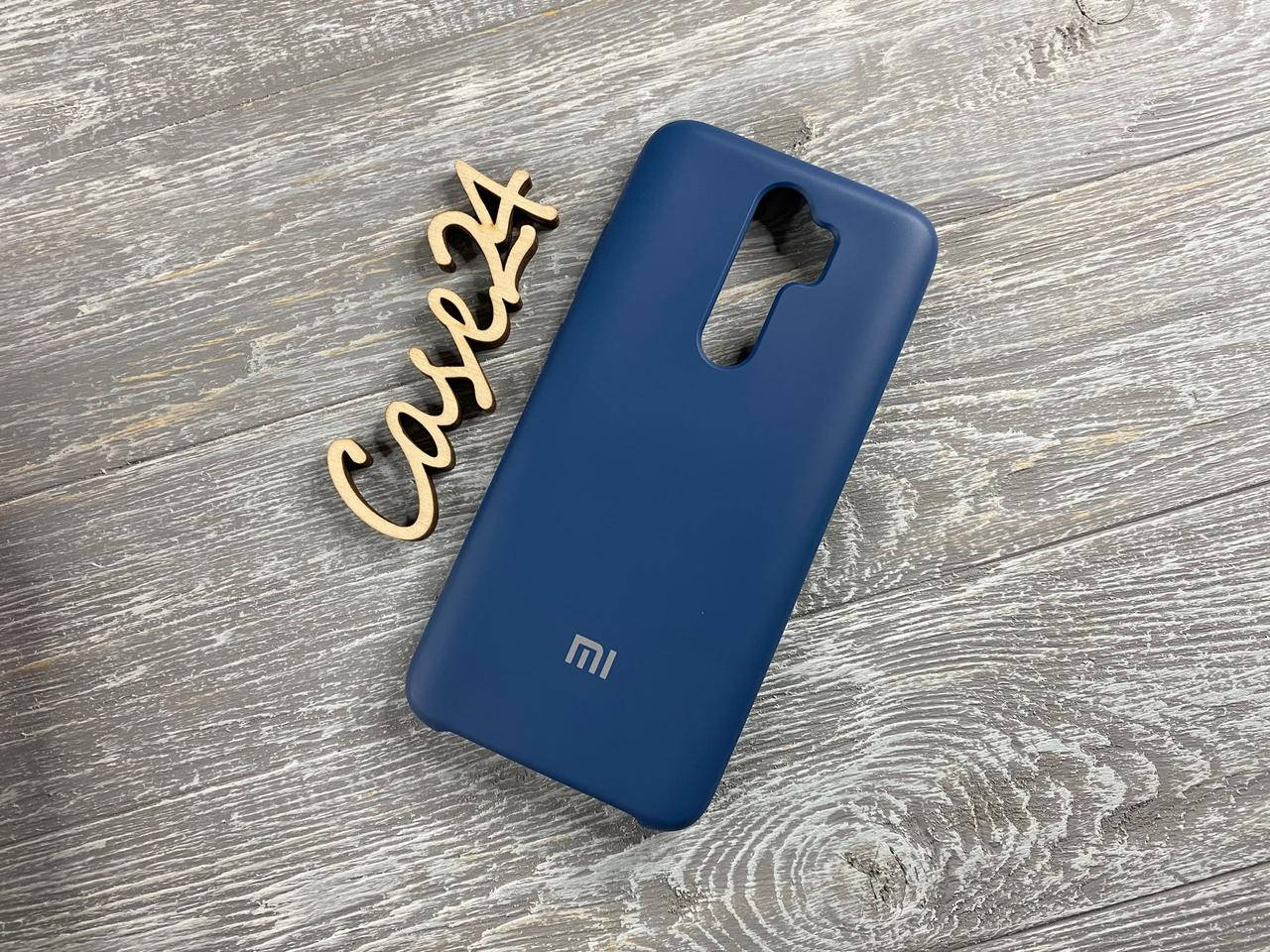 

Чехол Soft touch на Xiaomi Redmi Note 8 Pro (8 цветов) синий
