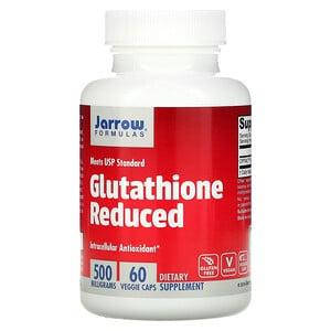 

Глутатион восстановленный, Glutathione Reduced Jarrow Formulas, , 500 мг, 60 растительных капсул