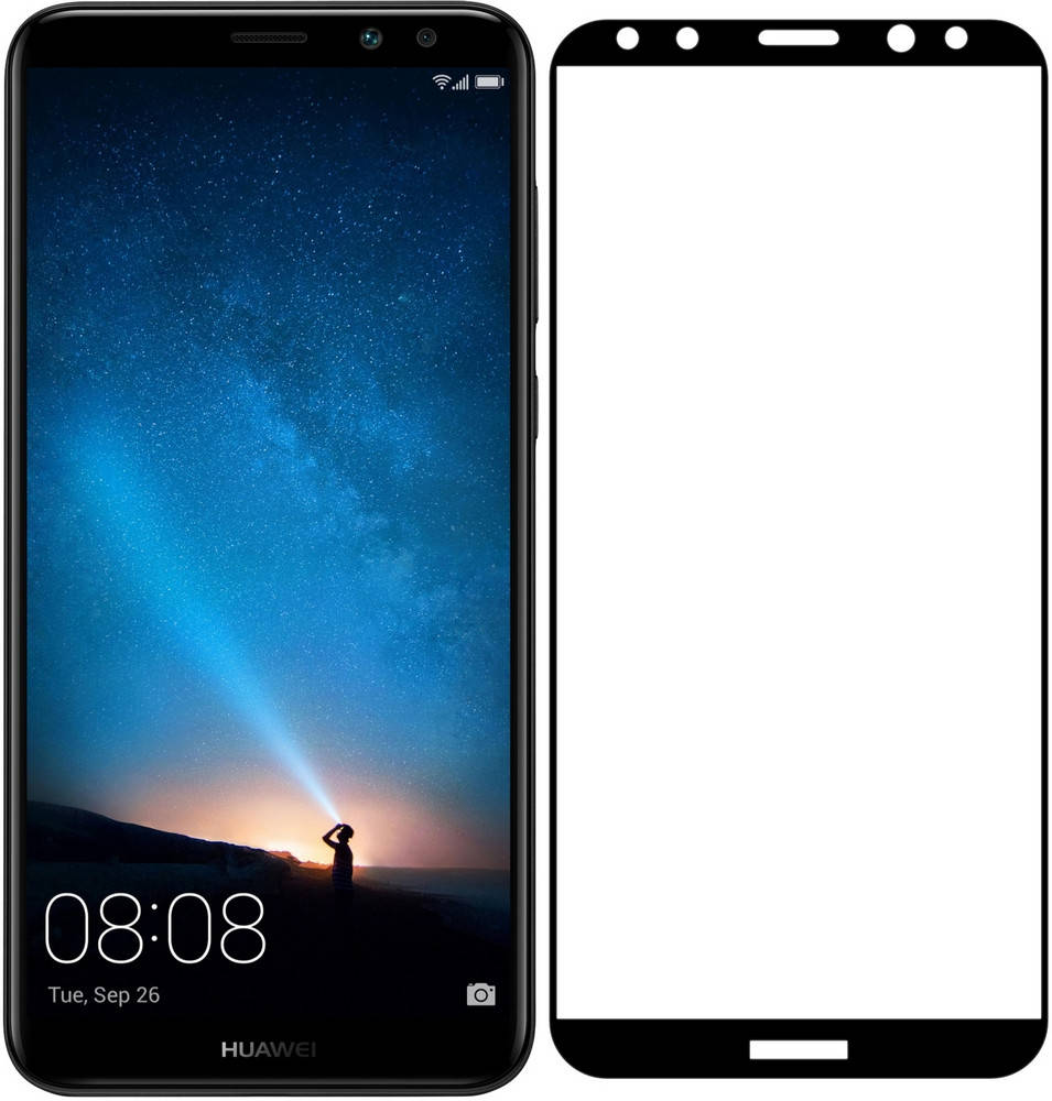 

5D стекло Huawei Mate 10 Lite (Защитное Full Glue) (Хуавей Мате 10 Лайт), Черный