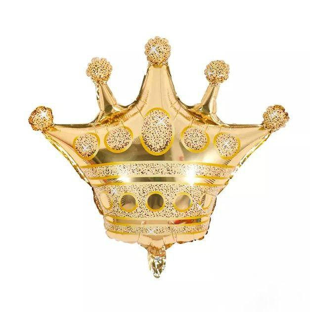 

Фольгированный шар мини-фигура КОРОНА ЗОЛОТО 36х31см