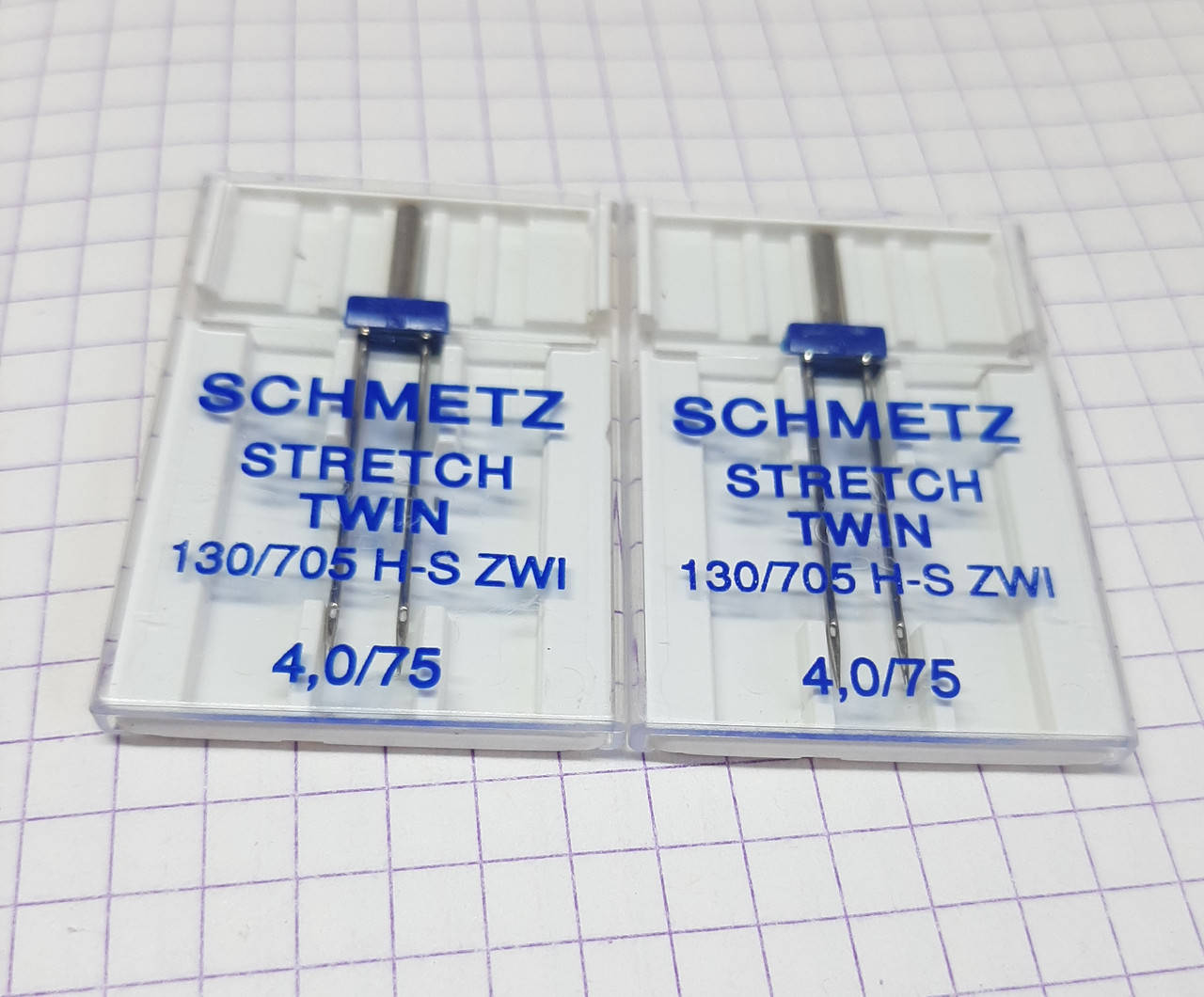 

Двойная игла Schmetz 75 - 4 для стрейчевых тканей бытовой швейной машинки