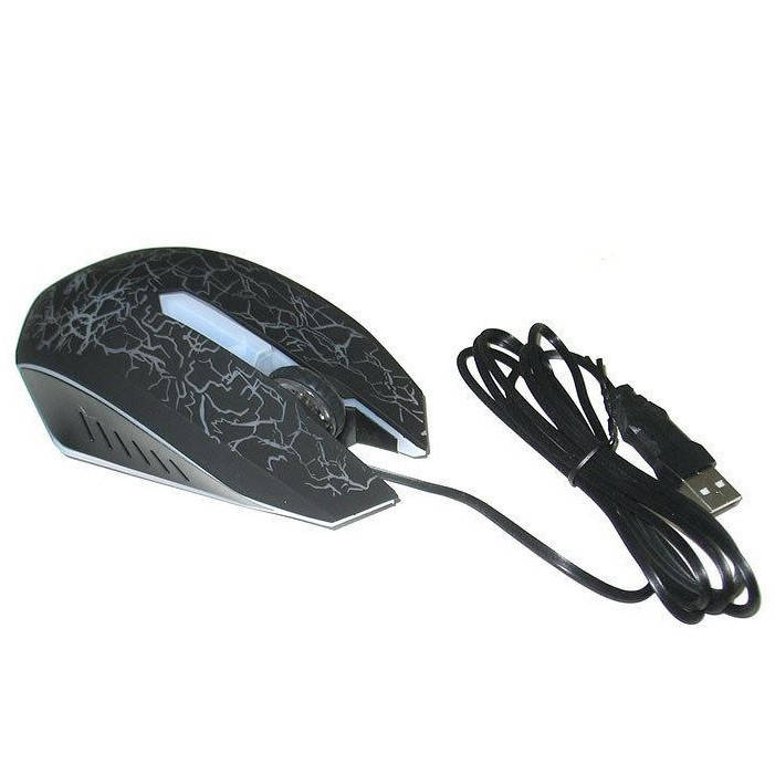 

Мышь компьютерная игровая проводная Zeus M110, Черный