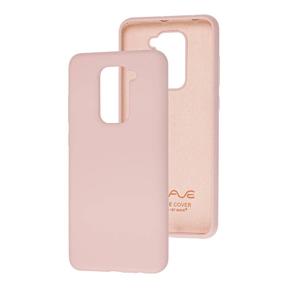 

Чехол Silicone Case full для Xiaomi Redmi Note 9 Pink Sand (ксиоми сяоми редми нот 9), Розовый