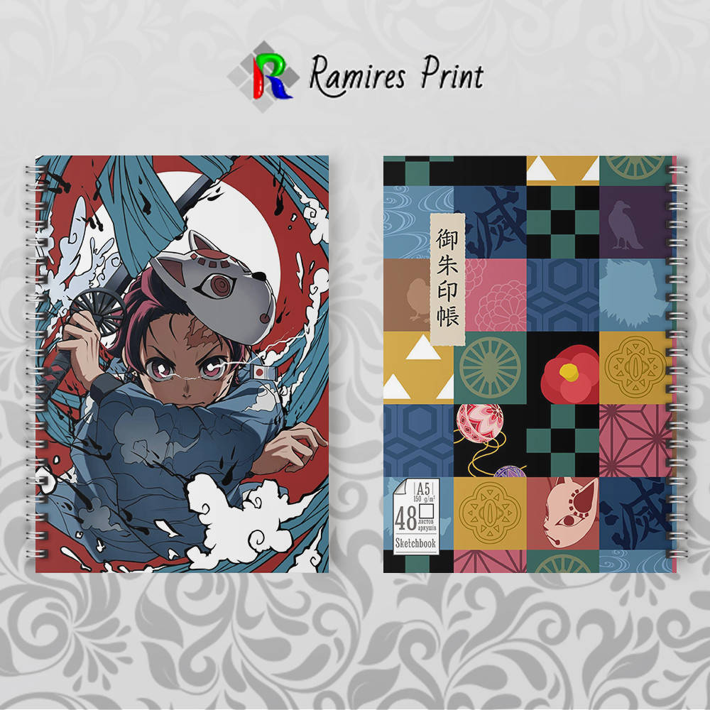 

Скетчбук Аниме Kimetsu no Yaiba