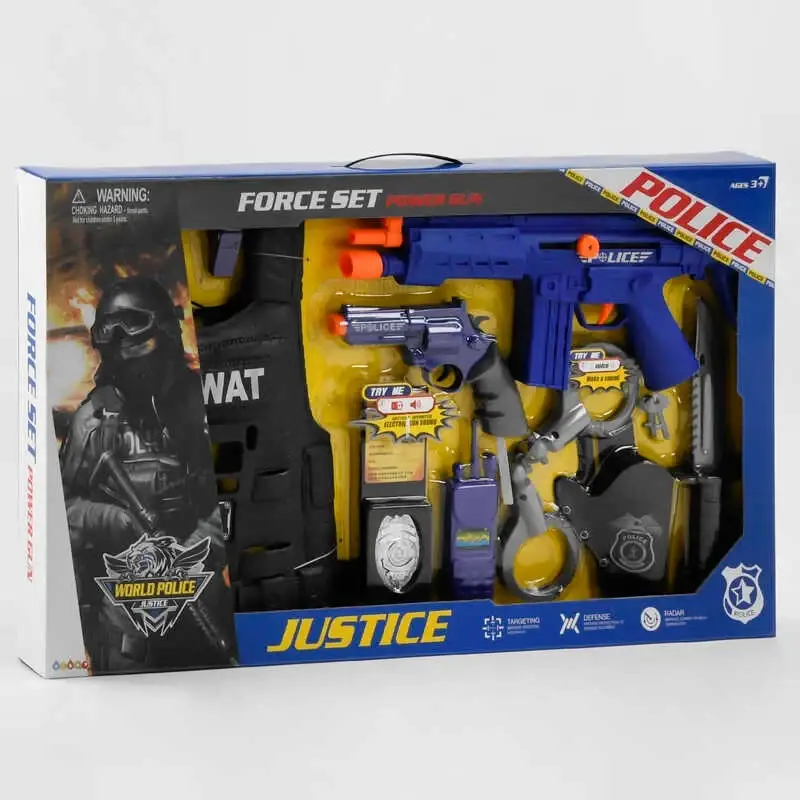 

Детский игровой набор полиции 34270 трещотка, звук