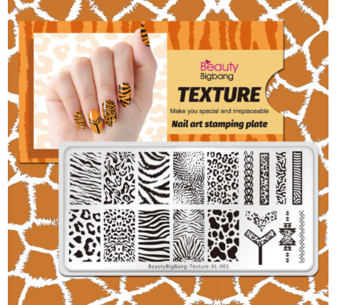 

Пластина для стемпинга BeautyBigbang-Texture-XL-001