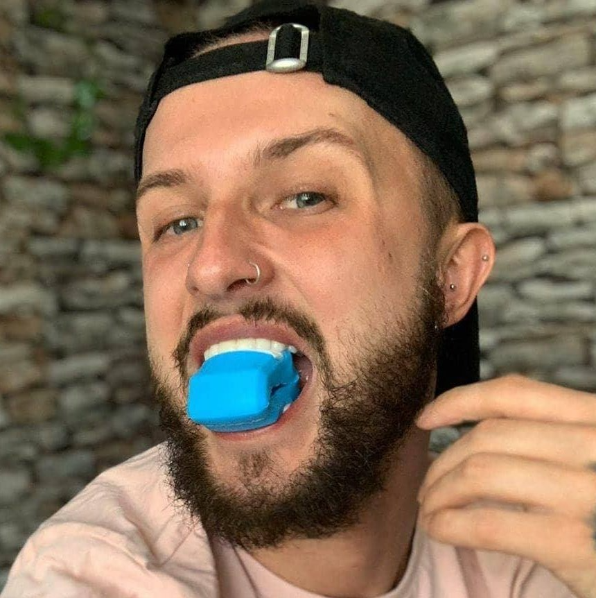 

Тренажер для скул, эспандер для челюсти Синий