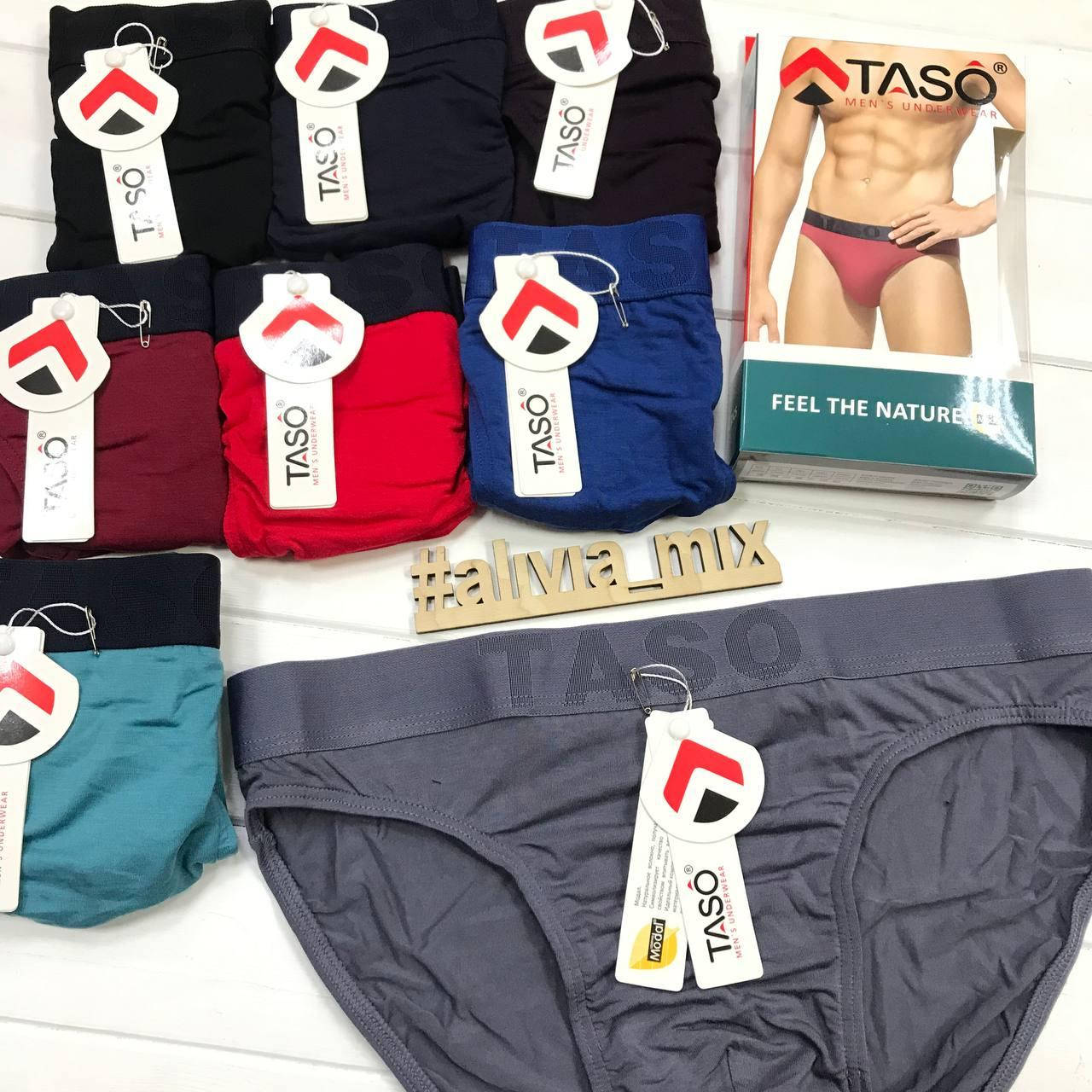 

Мужские плавки на спортивной резинке TASO L, Серый