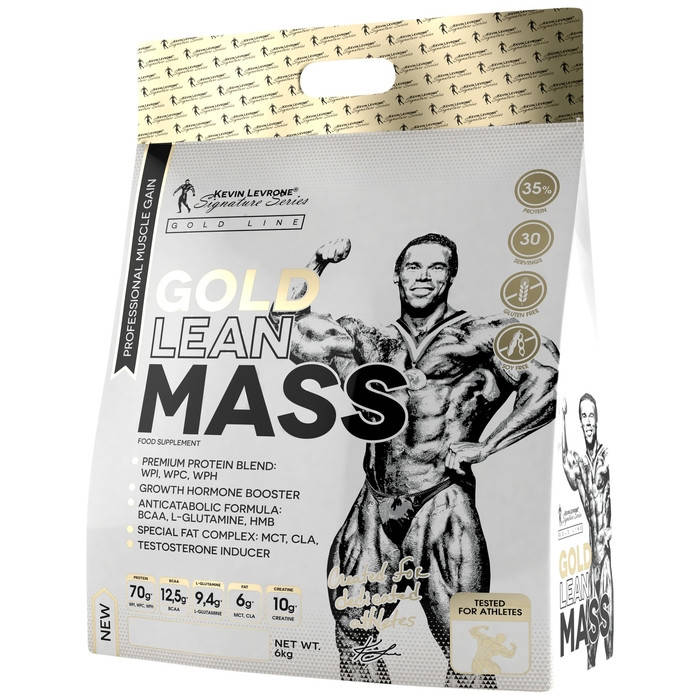 

Гейнер для набора массы Kevin Levrone Gold Lean Mass 6000 грамм Шоколад-орех