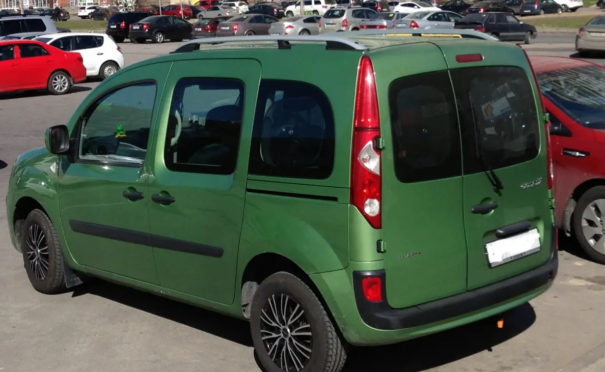 

Рейлинги Renault Kangoo 2008+ NEW [ДБ] "Хром" STF (Турція) , Компл.