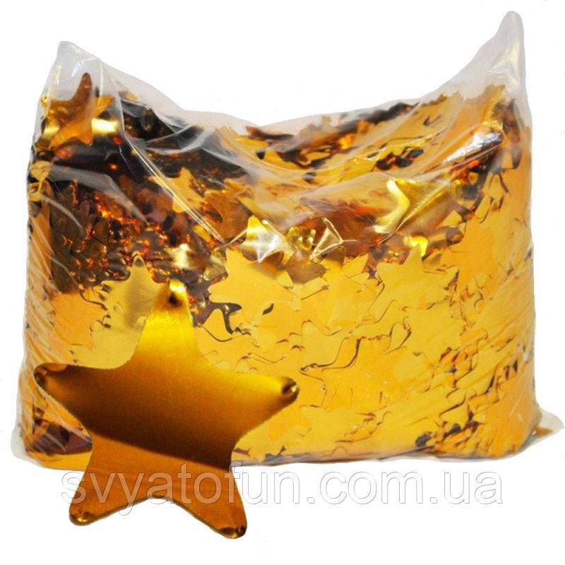 

Конфетти Звездочки 35мм золото 50г