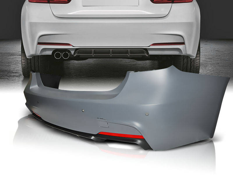 

Бампер задний для BMW F30 М-perfomance ф30 м пакет стиль м3, Серый