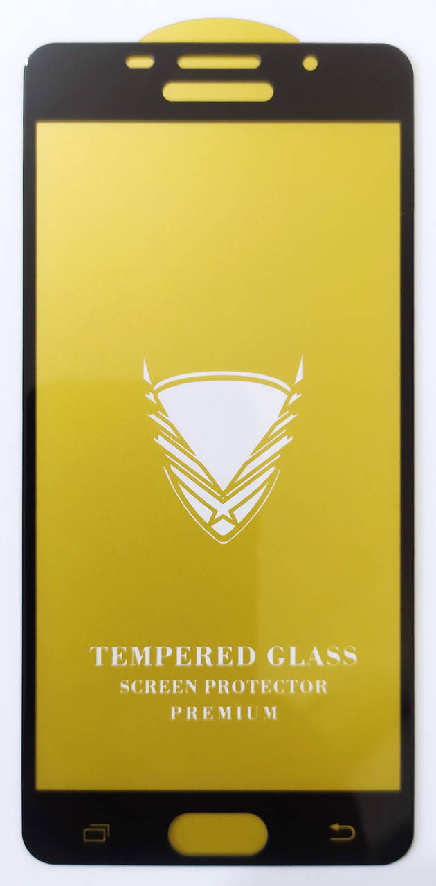 

Защитное стекло для Samsung Galaxy A5 A510 (2016) полная проклейка OG Gold Armor Full glue, Черный